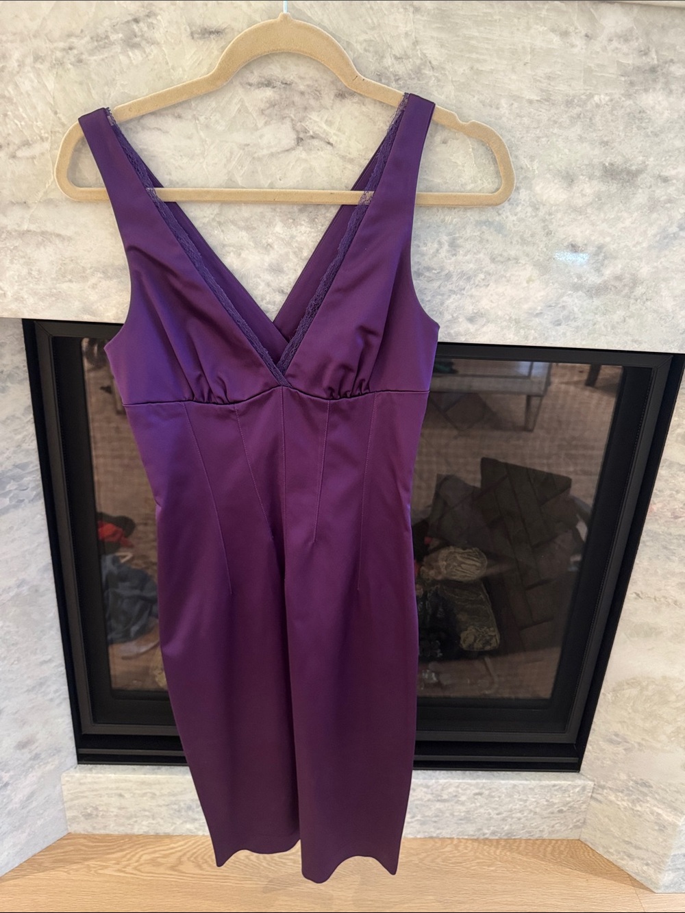 Dolce & Gabbana Purple Dress with D&G Label